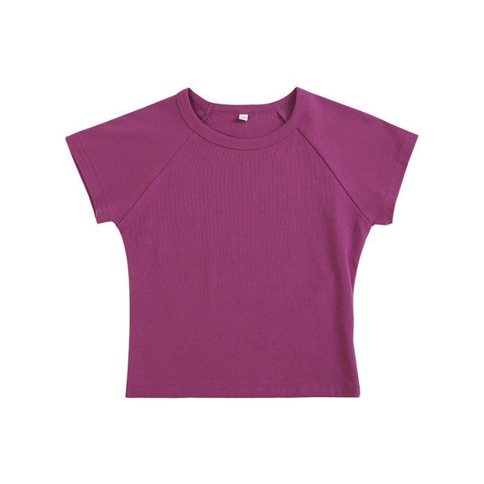 Femme Cropped Relaxed Fit Sport T-Shirt Stilla