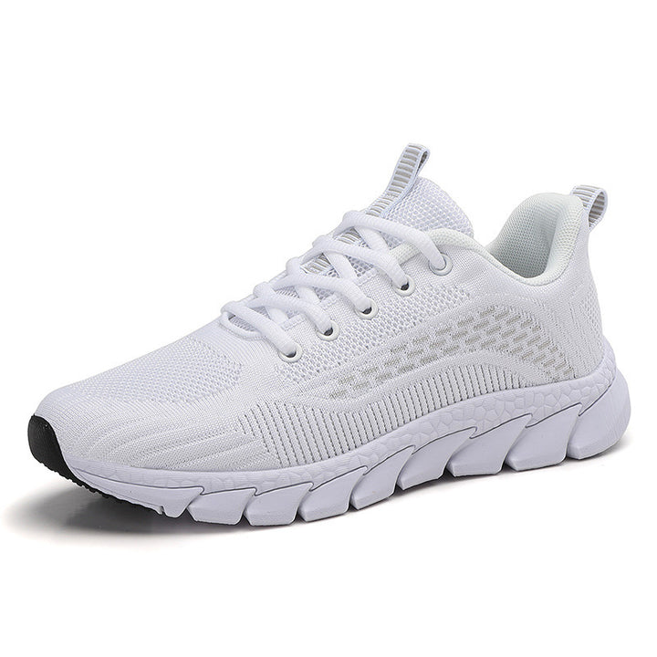 Dame Let Løbesneakers med Åndbart Strik-Obermateriale Stilla