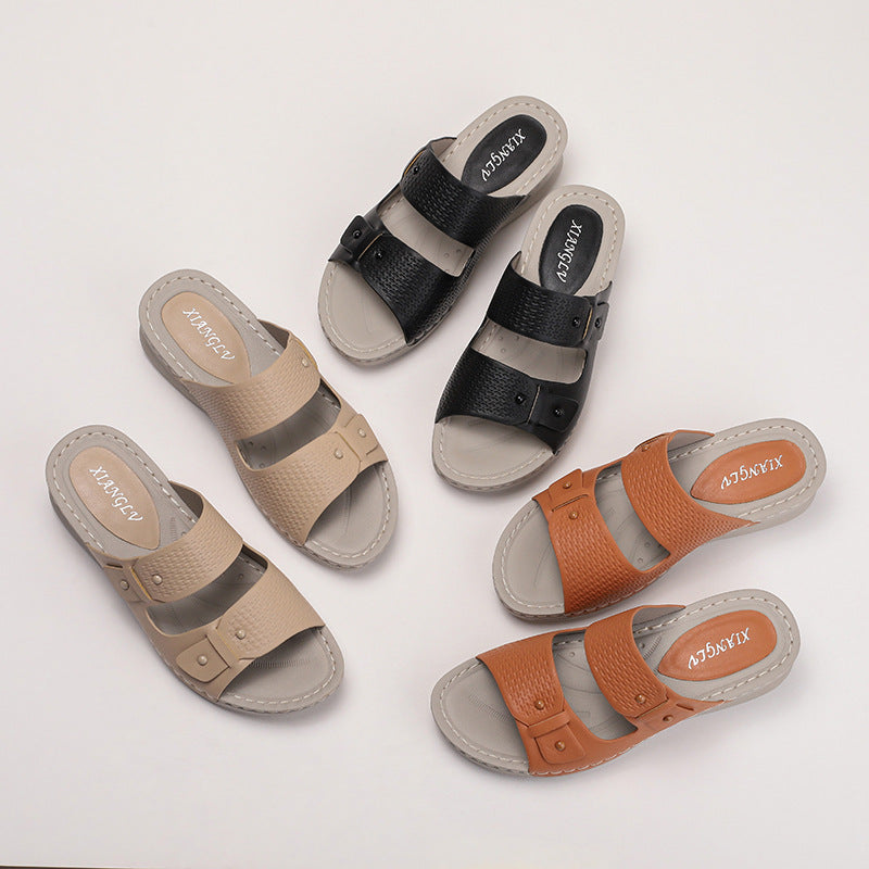 Dame sandaler med justerbart remdesign og komfortabel indersål Stilla