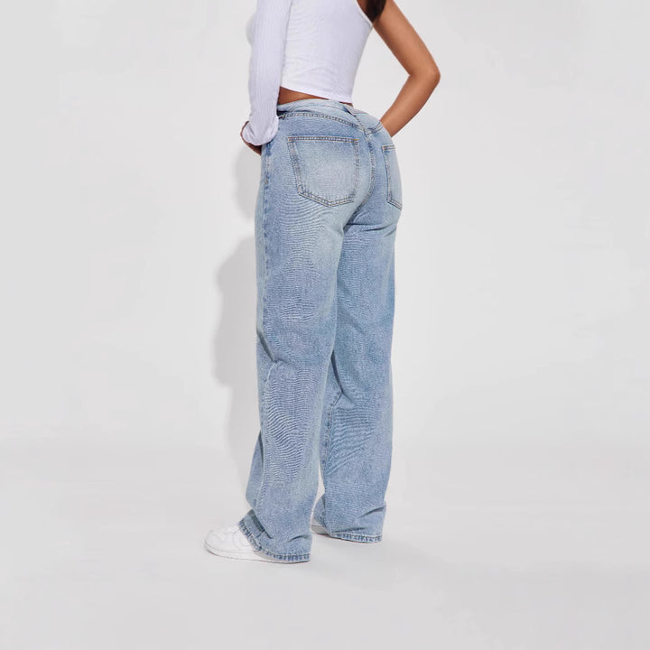Damer Højtaljede Vide Jeans Stilla