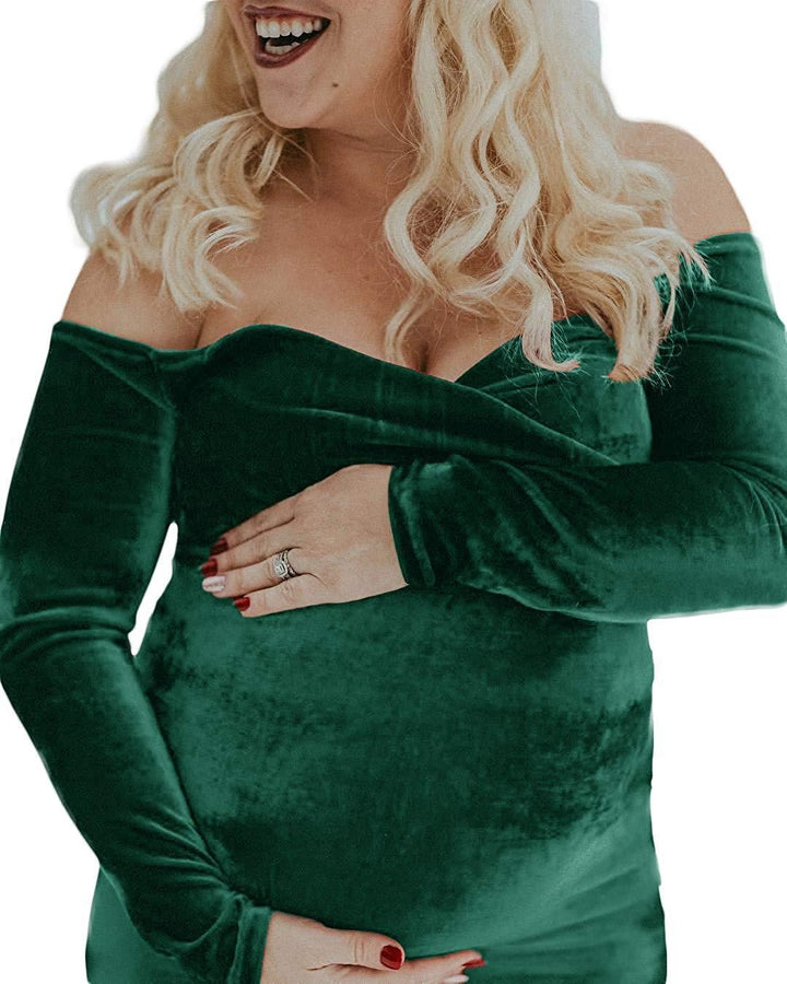 Dame Off-Shoulder Luxus Stillkjole Stilla