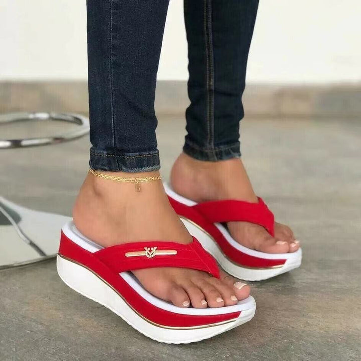 Dame kile-sandaler med modig rem og stabil sål Stilla