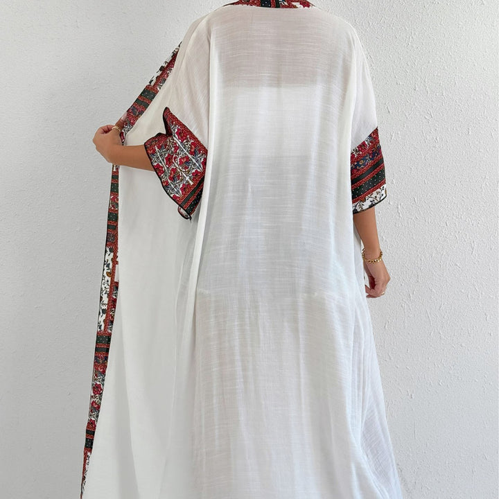 Kvinder Blomster mønster Bohemian Kimono Cardigan Stilla