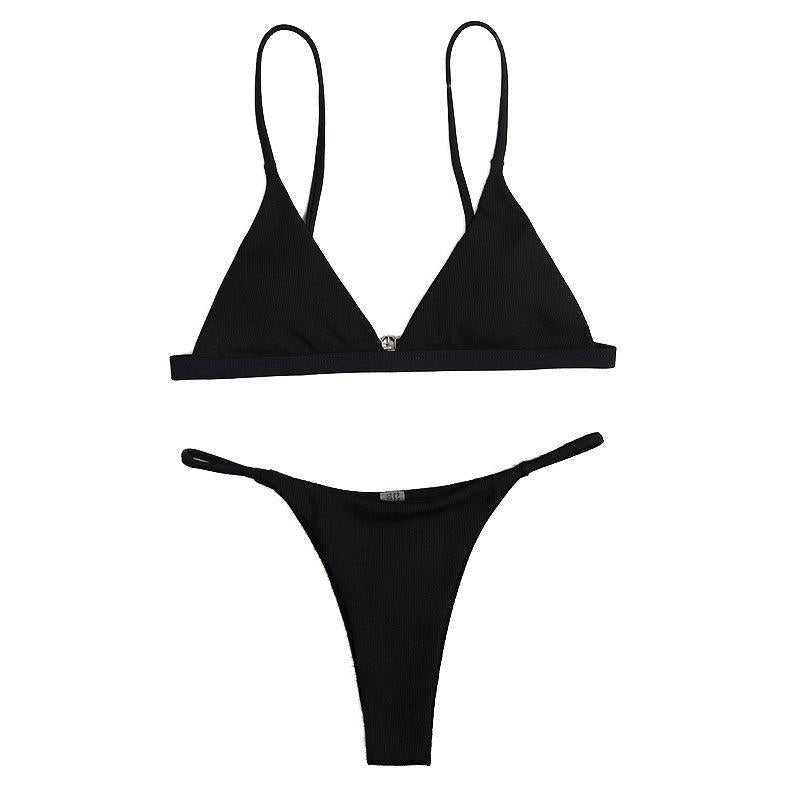 Dame Triangel-Bikini-Bh med justerbare stropper Skovae