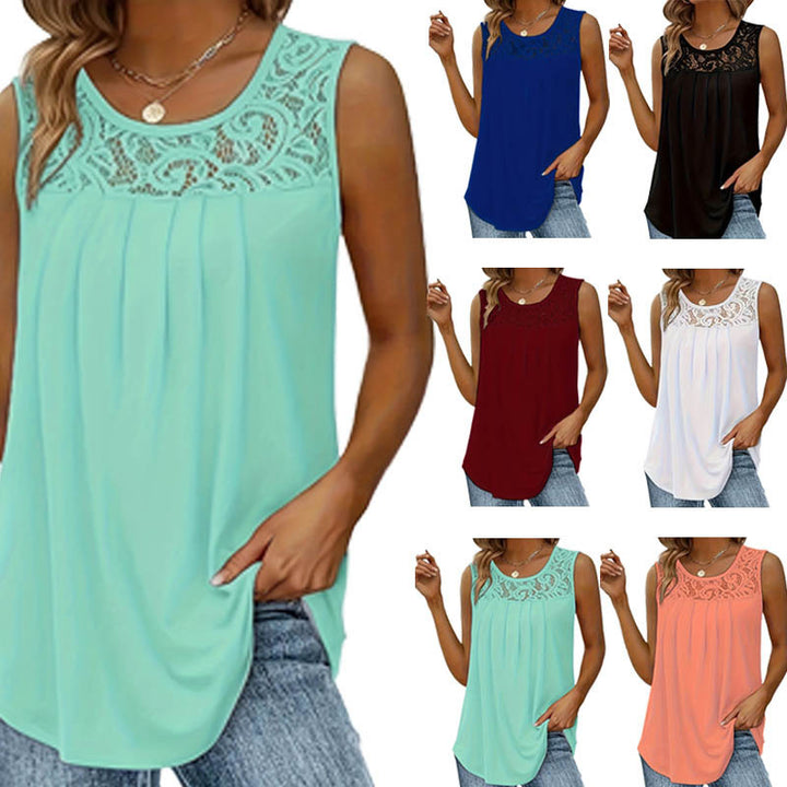 Damer Faldende Broderet Bluse Stilla