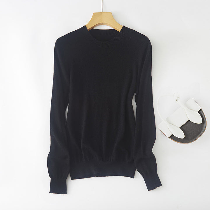 Femme Classic Relaxed Fit Strikpullover Stilla