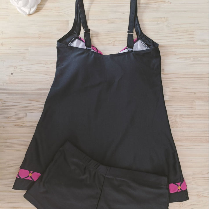 Dame Tankini-sæt med elegant top og komfortable shorts Stilla