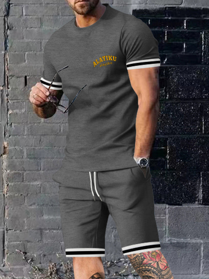 Herrer Sports T-Shirt og Shorts Sæt Stilla