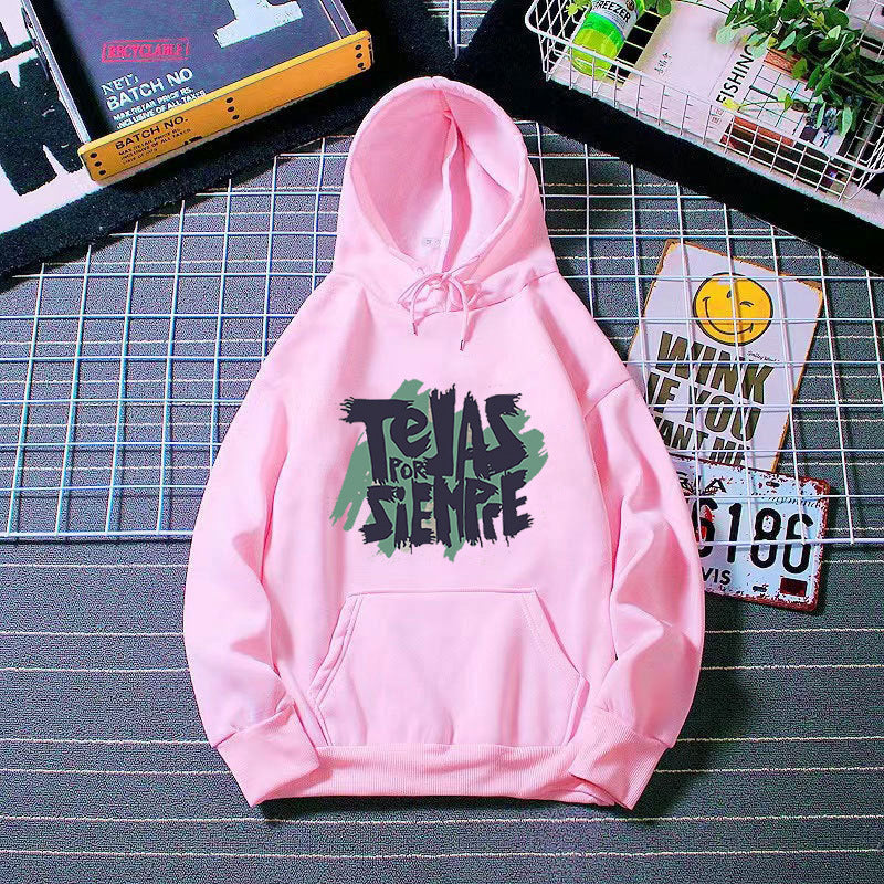 Dame Hoodie med kunstnerisk grafisk tryk Skovae