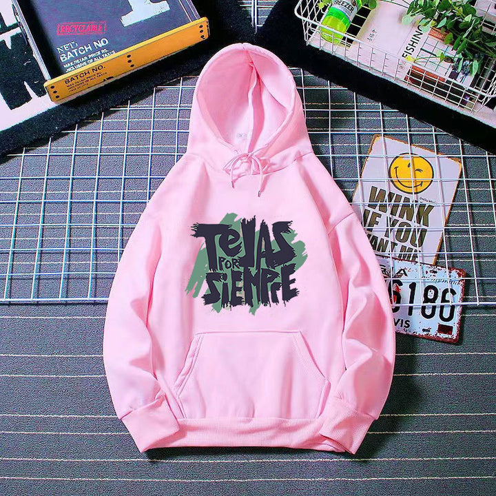 Dame Hoodie med kunstnerisk grafisk tryk Skovae