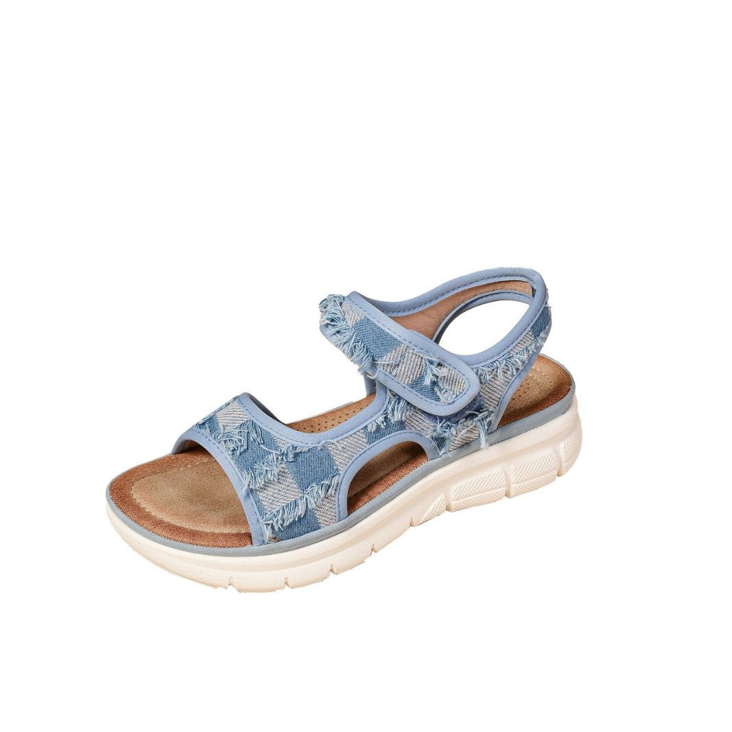 Dame Komfortable og Trendy Sandaler med Velcro Stilla
