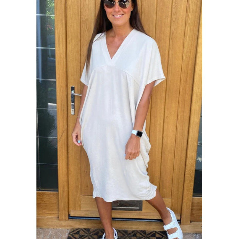 Dame Relaxed Fit Oversized T-shirt Kjole Stilla