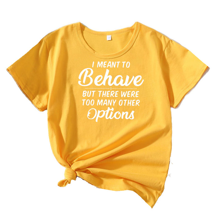 Dame Casual Humor T-shirt Stilla