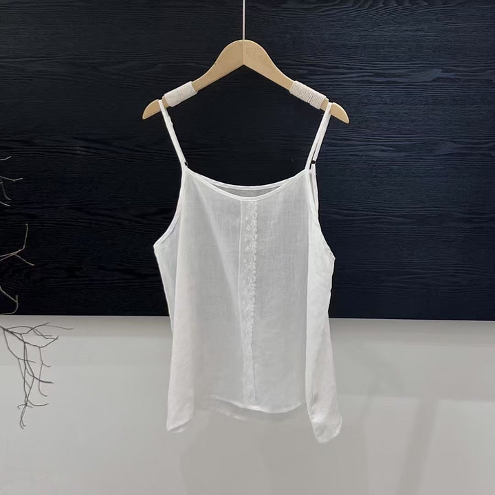 Femme Relaxed Fit Letvægts Spaghetti Strop Top Stilla
