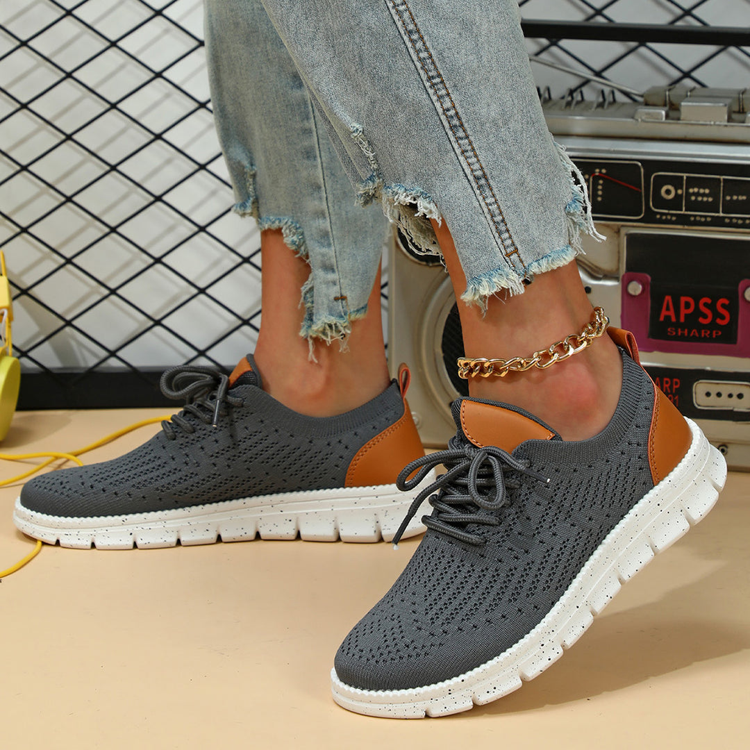 Dame Åndbare Fritids-Sneakers med skridsikker Såle Stilla