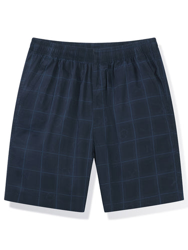 Herrer casual shorts i moderne ternet mønster Stilla