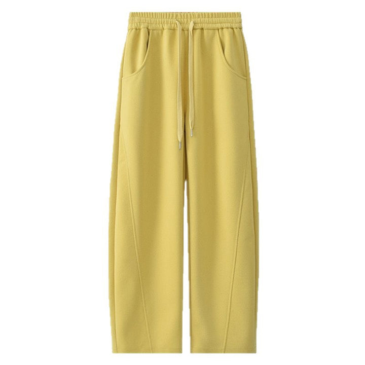 Kvindernes elegante fritidsbukser med sidelommer og elastisk talje Skovae