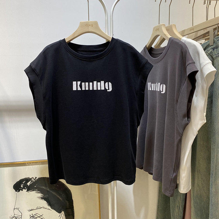 Femme Grafik Locker Pas Ærmeløs T-Shirt Stilla