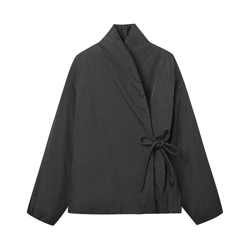 Damer Wrap Jakke med Authentisk Design Stilla