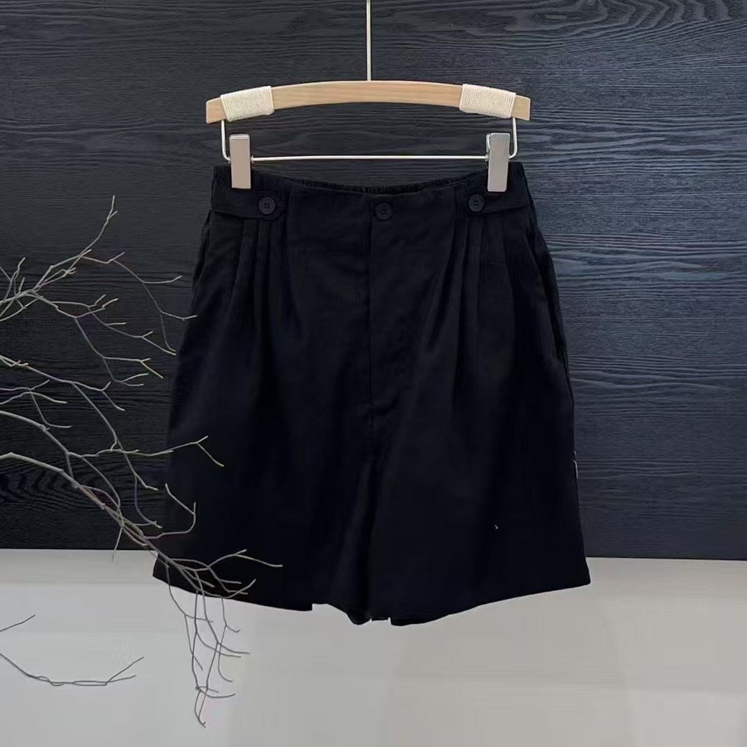 Femme Tailored Højtaljede Linned Shorts Stilla