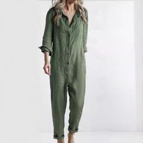 Dame Komfortabel Casual Overall Stilla