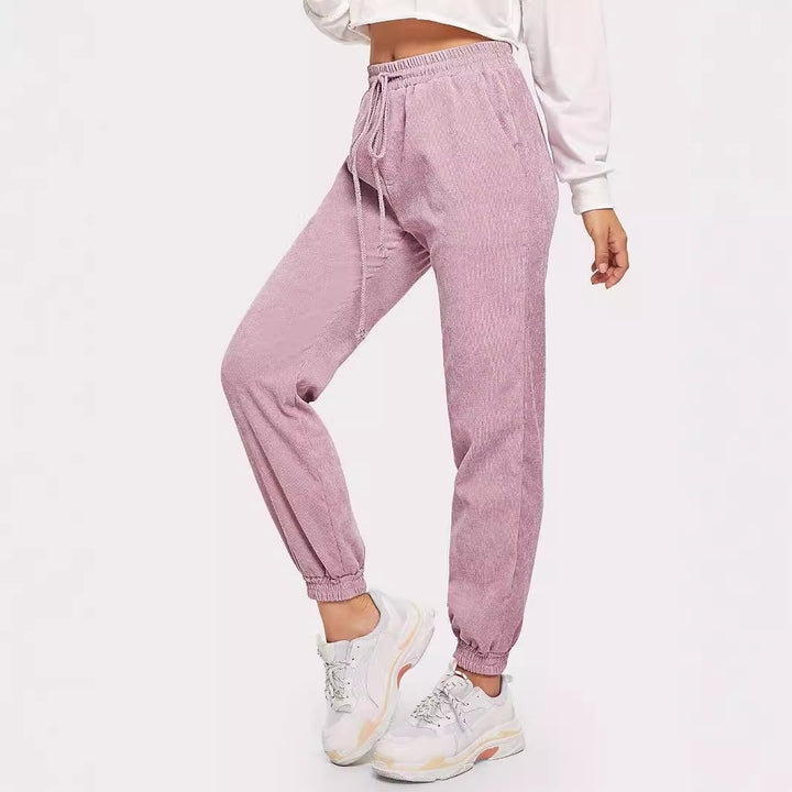 Kvinders sweatpants med elastisk talje og praktiske sidelommer Stilla