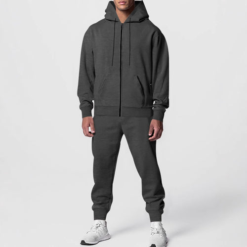 Herrer Komfortabel Hoodie og Joggingbukser Sæt Stilla