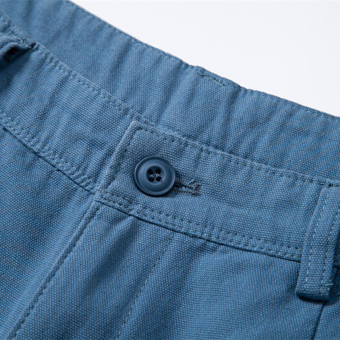 Herrer Cargo-Shorts med praktiske sidelommer og elastisk talje Stilla