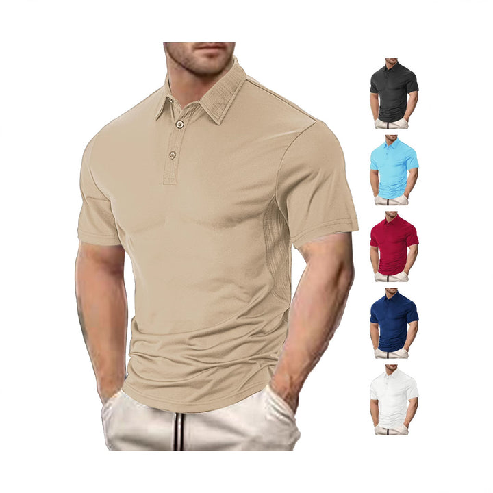 Herrer Polo-Shirt med fugtregulerende teknologi og moderne krave Stilla
