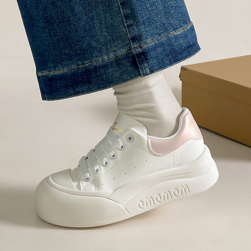 Dame Chunky Sneakers med polstret platformssål og åndbart overmateriale Stilla