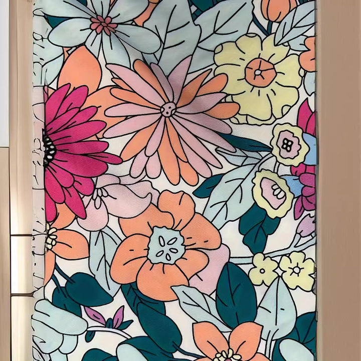 Dame maxikjole med blomsterprint og praktiske lommer Stilla