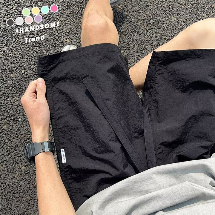 Herrer afslappede shorts i let nylon med elastisk talje og praktiske sidelommer Stilla
