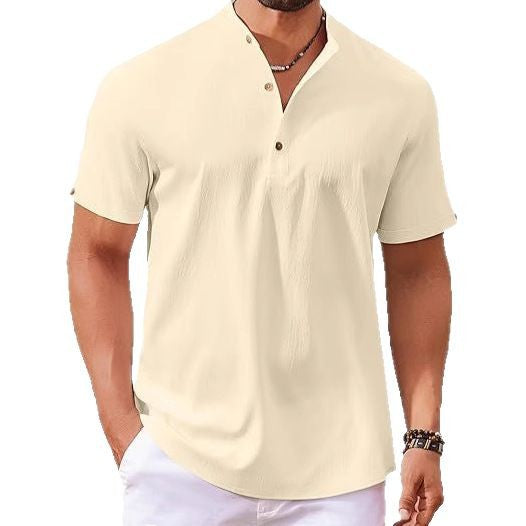 Herrer Kortærmet Knappen skjorte Polo-Shirt Stilla