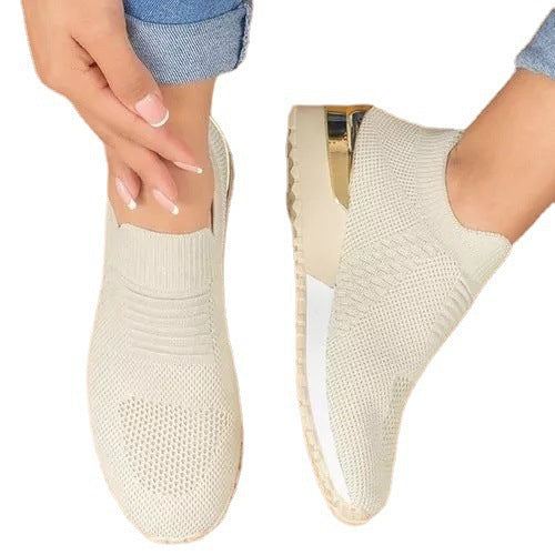 Dame Åndbare Slip-On Sportsko med fleksibel Sål Stilla