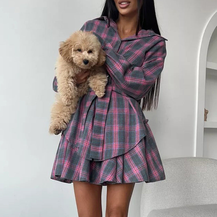 Femme Flannelkjole Stilla