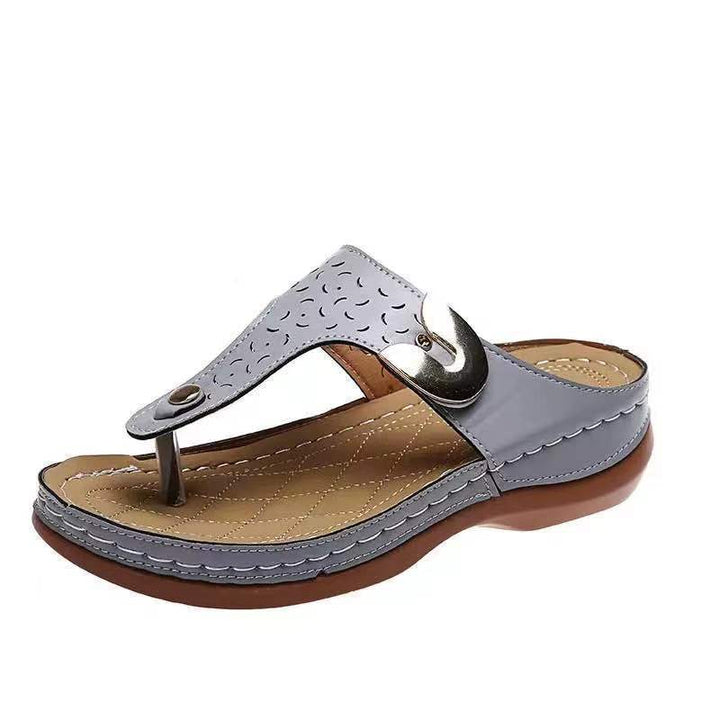 Dame toe-separater med ergonomisk fodseng og fashionable accent Stilla