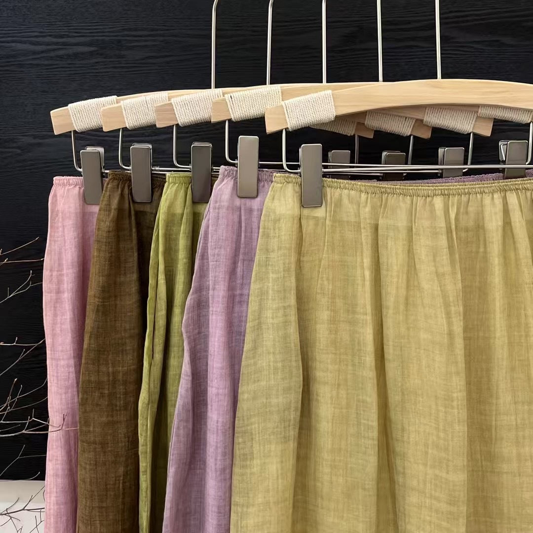Femme Flydende Maxikjole med Elastisk Talje Stilla