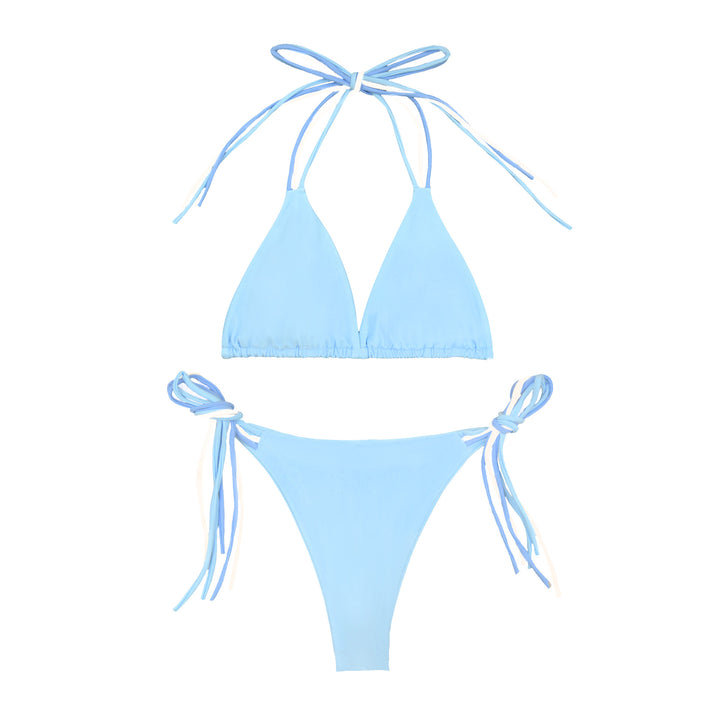 Dame Triangel-Bikini med legende bindebånd Skovae