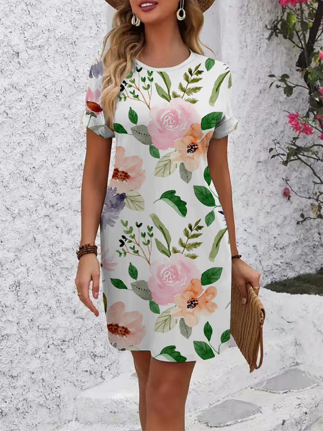 Dame blomsterkjole Skovae