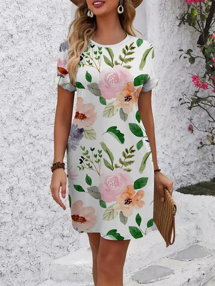 Dame blomsterkjole Skovae