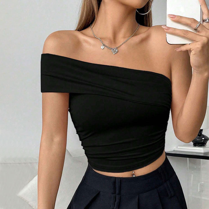 Kvinders Off-Shoulder Crop Top Stilla