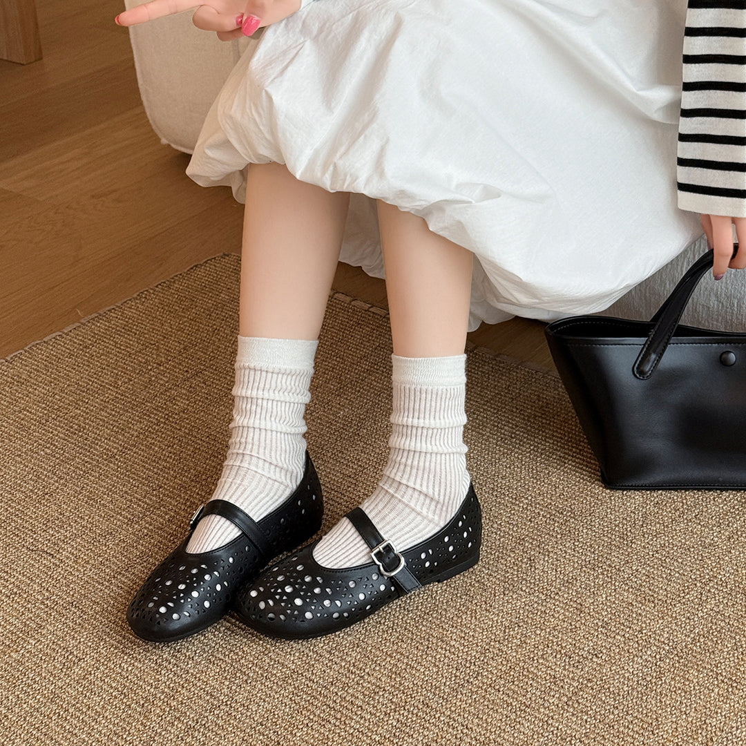 Femme Dekorative Mary Jane Flats Stilla