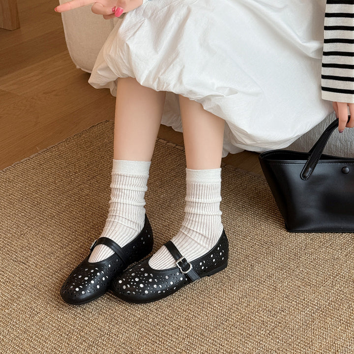 Femme Dekorative Mary Jane Flats Stilla