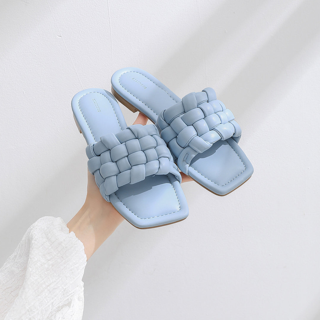 Dame Chic Vevet Slide Sandaler Stilla