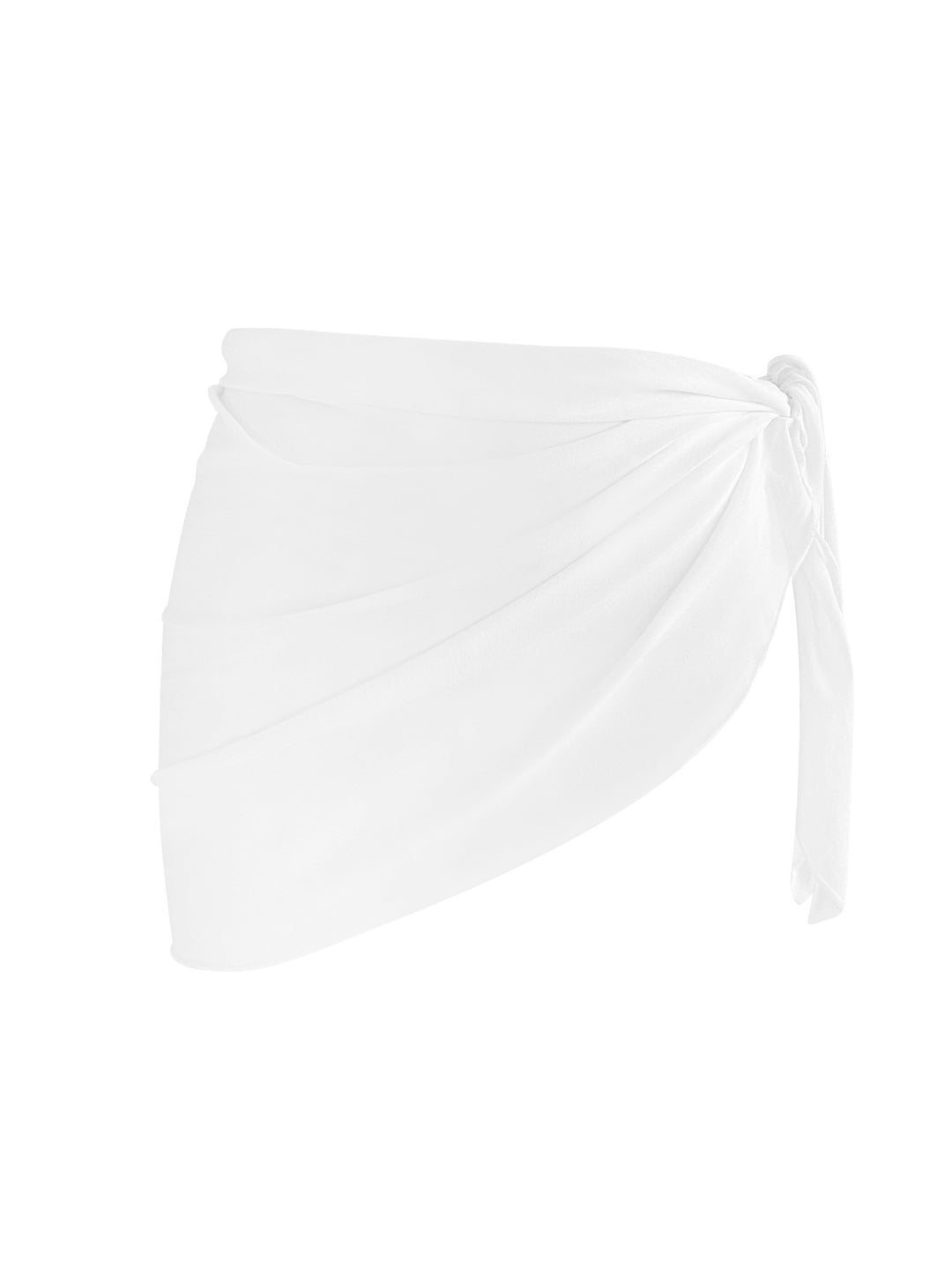 Dame Triangle Bikini-top og gennemsigtig indpakningsnederdel-sæt Stilla