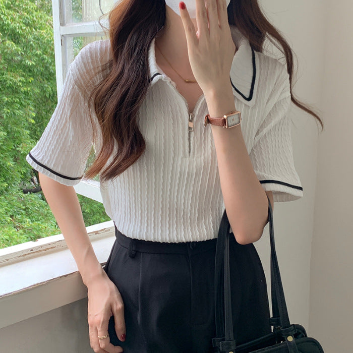 Femme Chic Lynlås-Kravebluse Stilla
