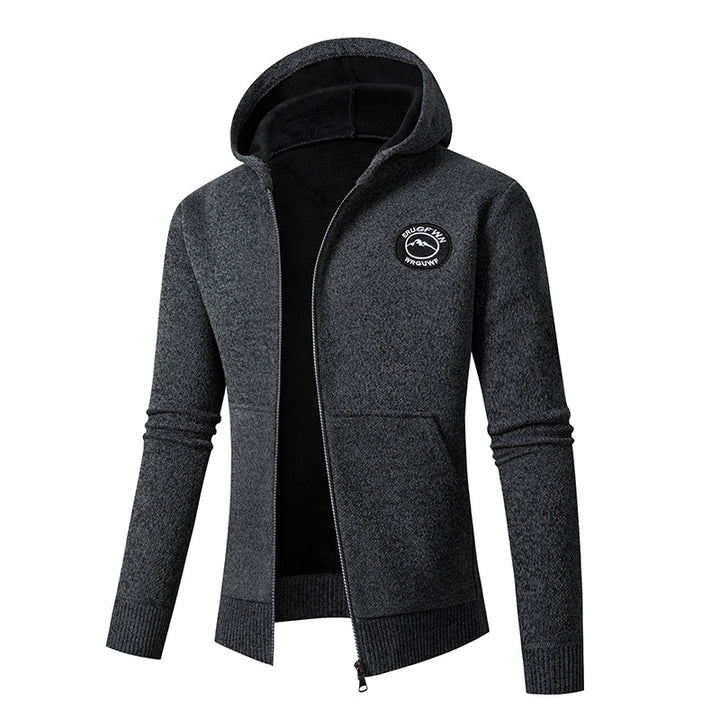 Herre Fleeceforet Zip-Up Hoodie Stilla