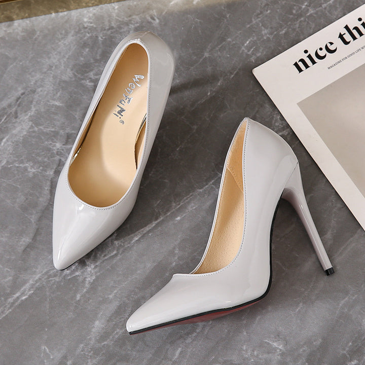 Dame elegante pumps med glat overflade og ultra-høj hæl Stilla