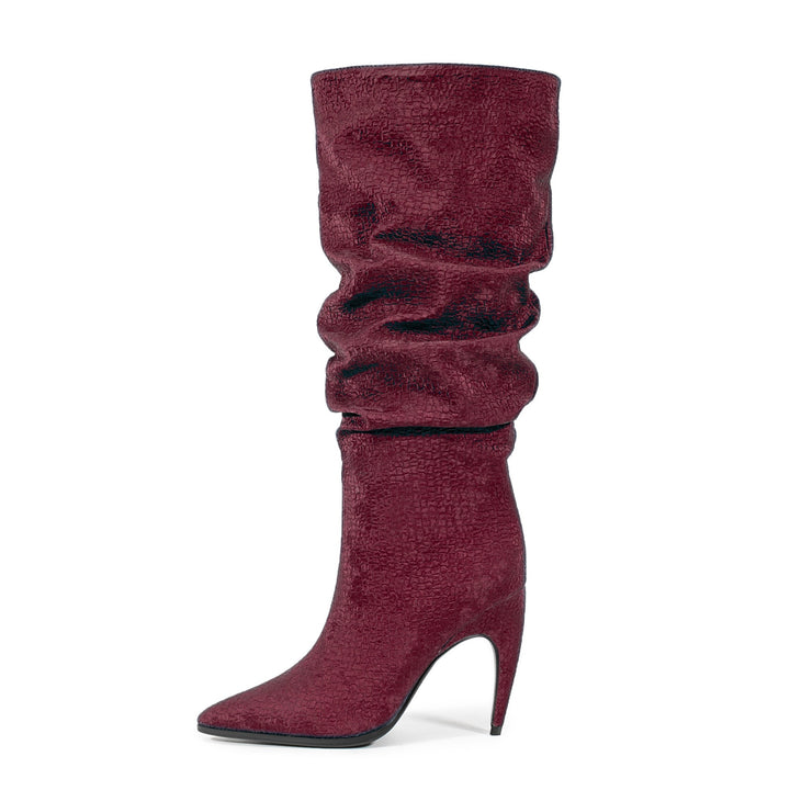 Femme Slouchy Høje Hæle Over-the-Knee Støvler Stilla