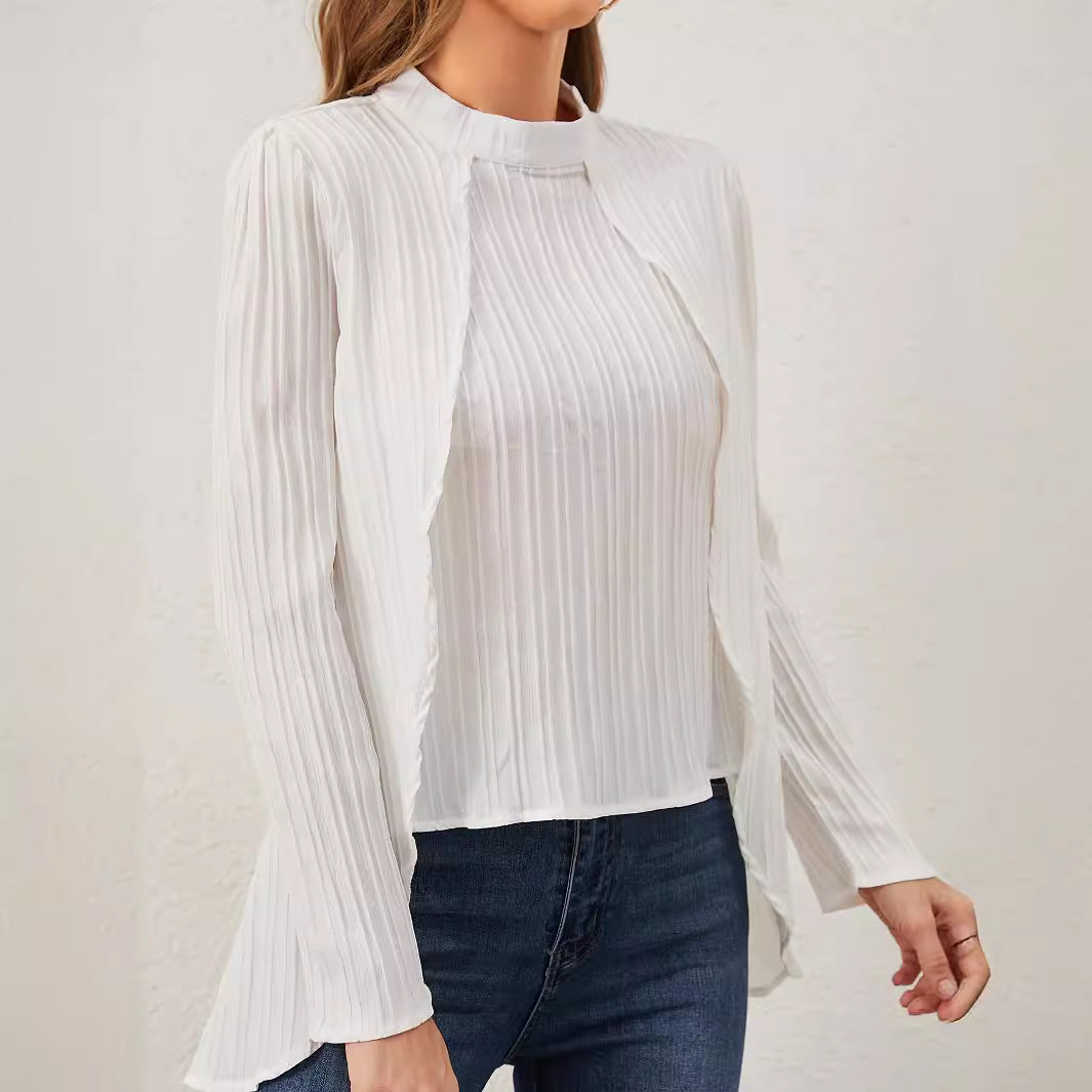 Damer elegant og gennemsigtig bluse Stilla